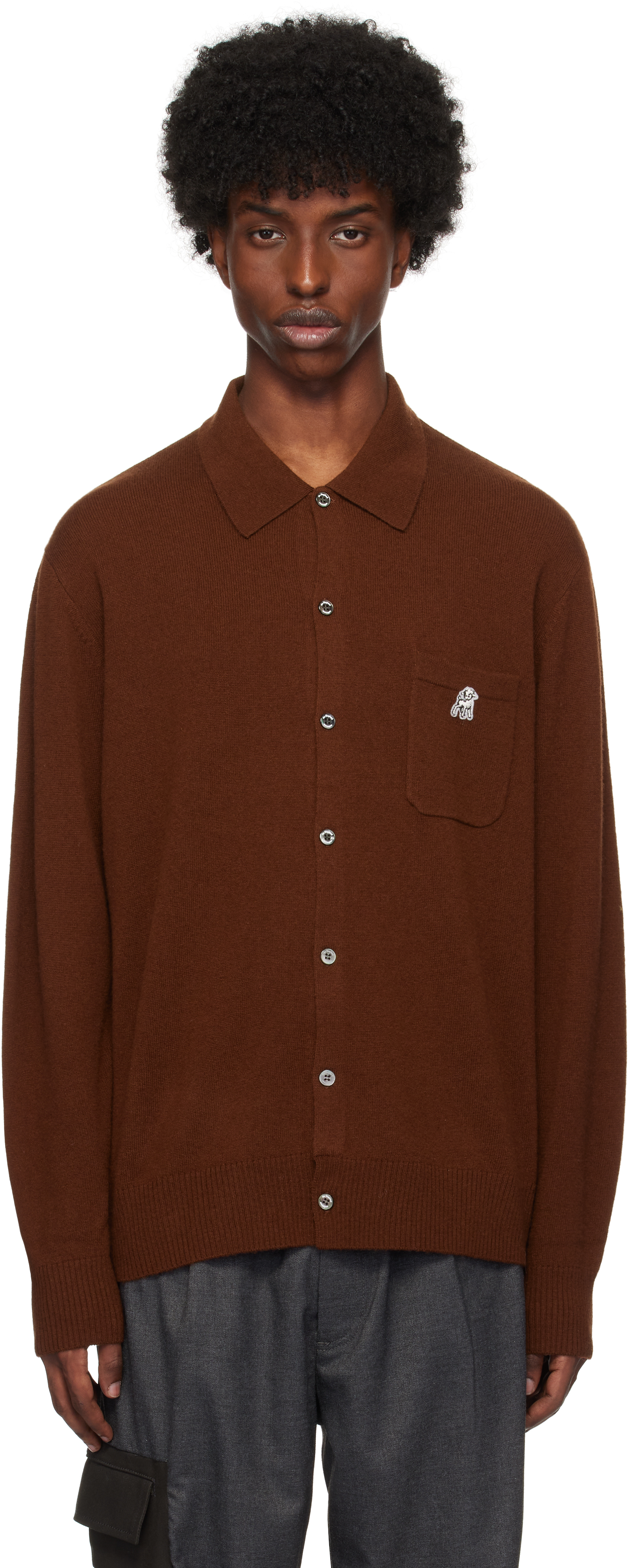 The Shepherd Undercover Brown Us2d4901 Cardigan