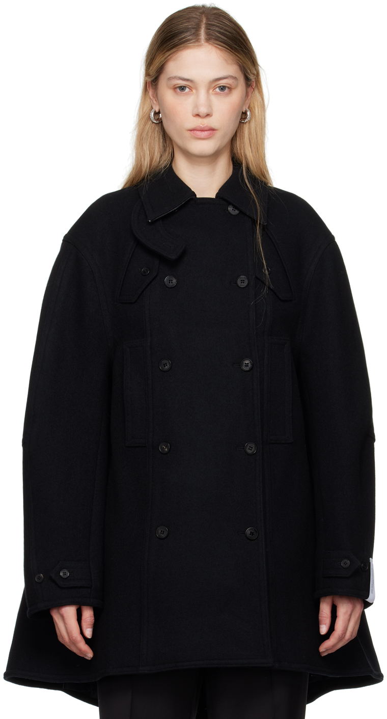 Navy Oversized Peacoat