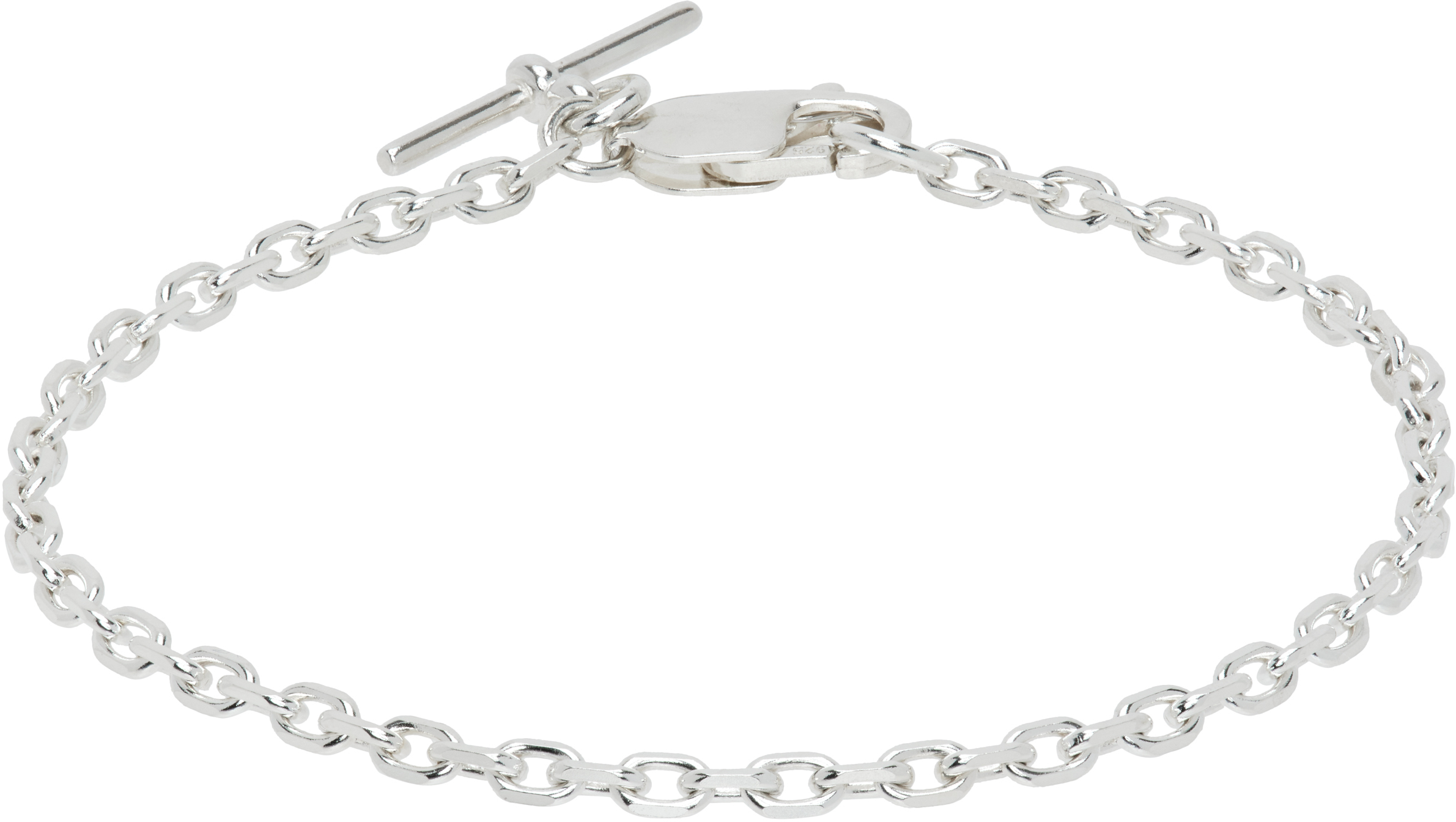 Silver Cable Chain Bracelet