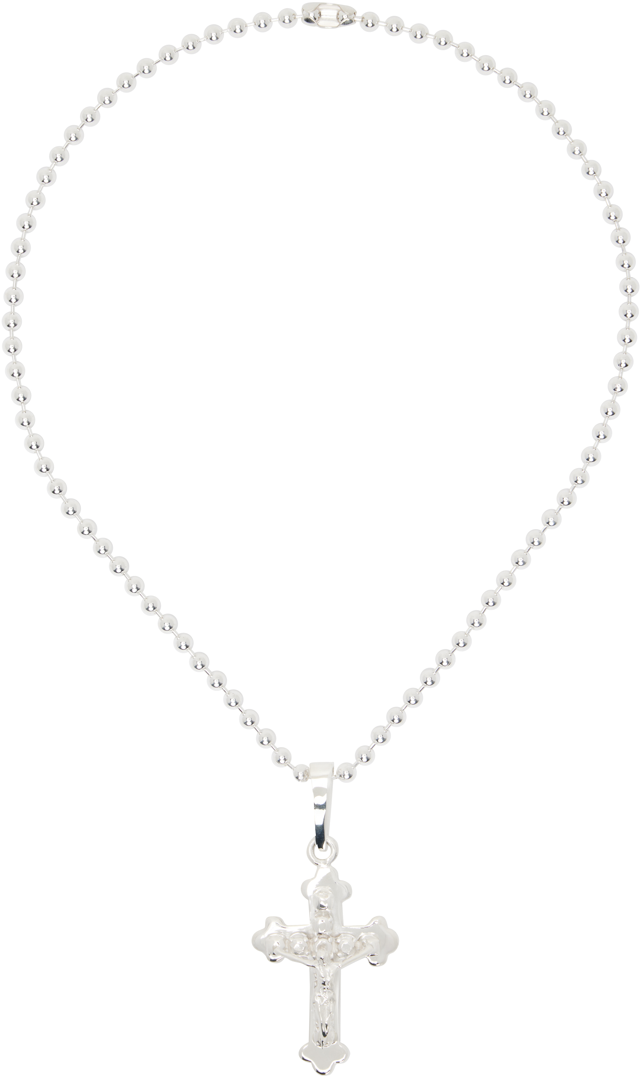 Shop Martine Ali Silver Rui Cross Necklace