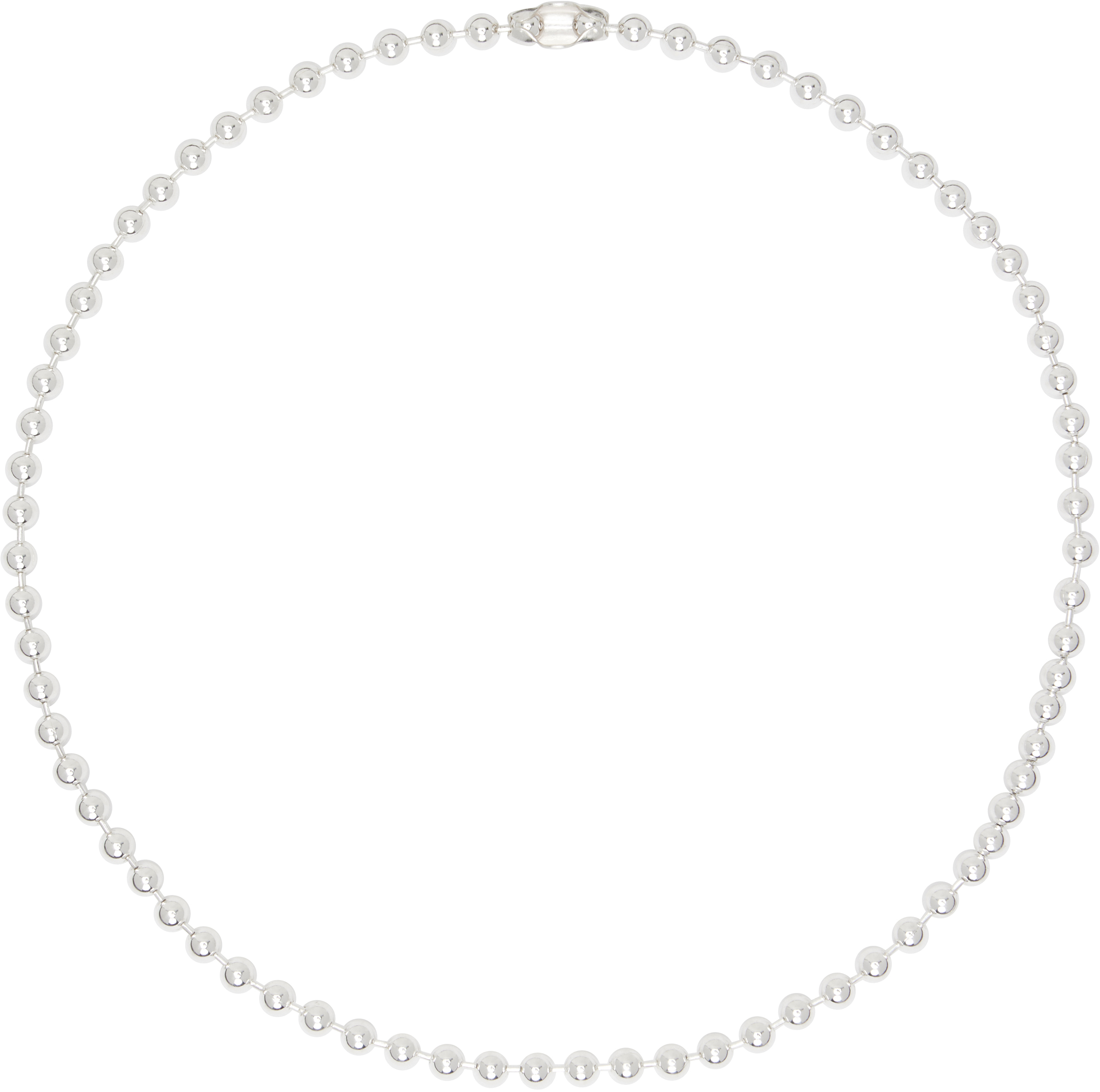 Shop Martine Ali Silver Oli Ball Chain Necklace