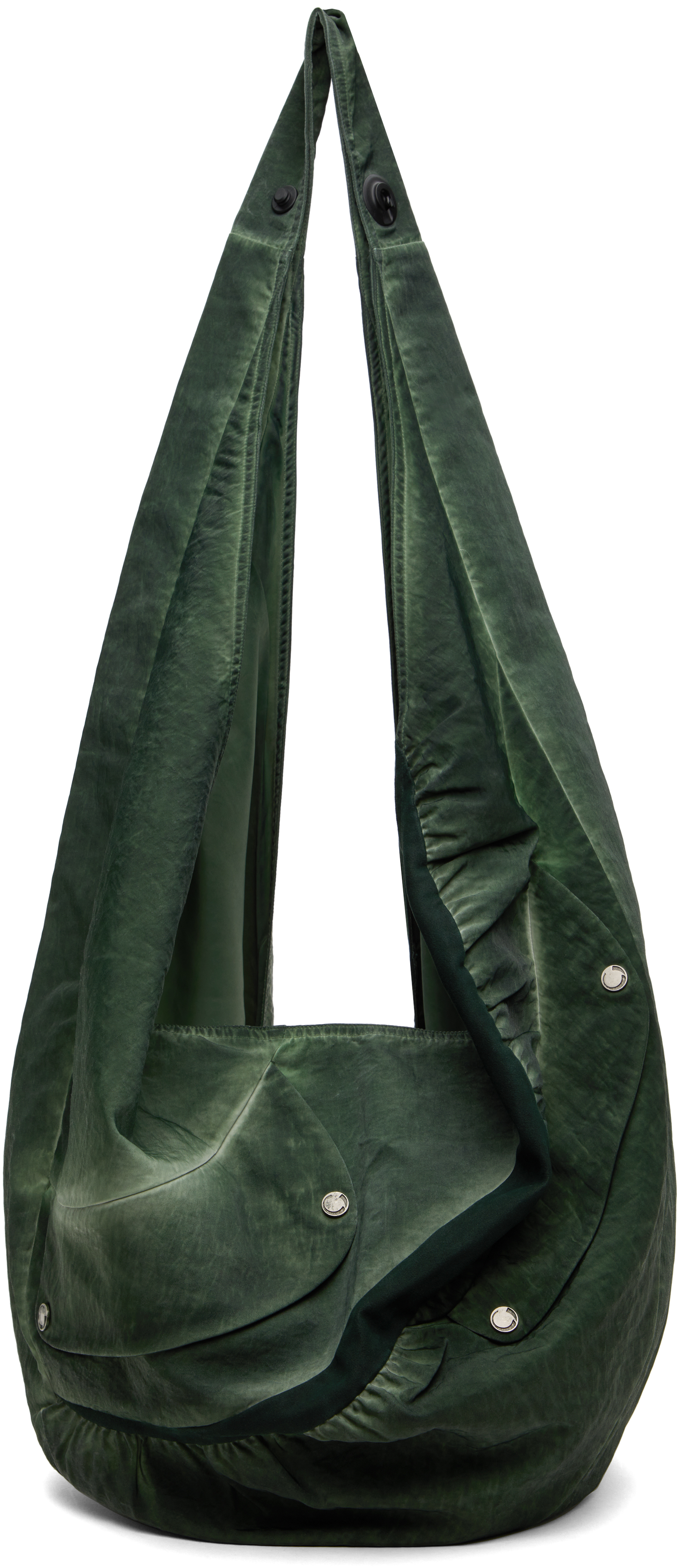 Green Garment Dyed Slouch Tote