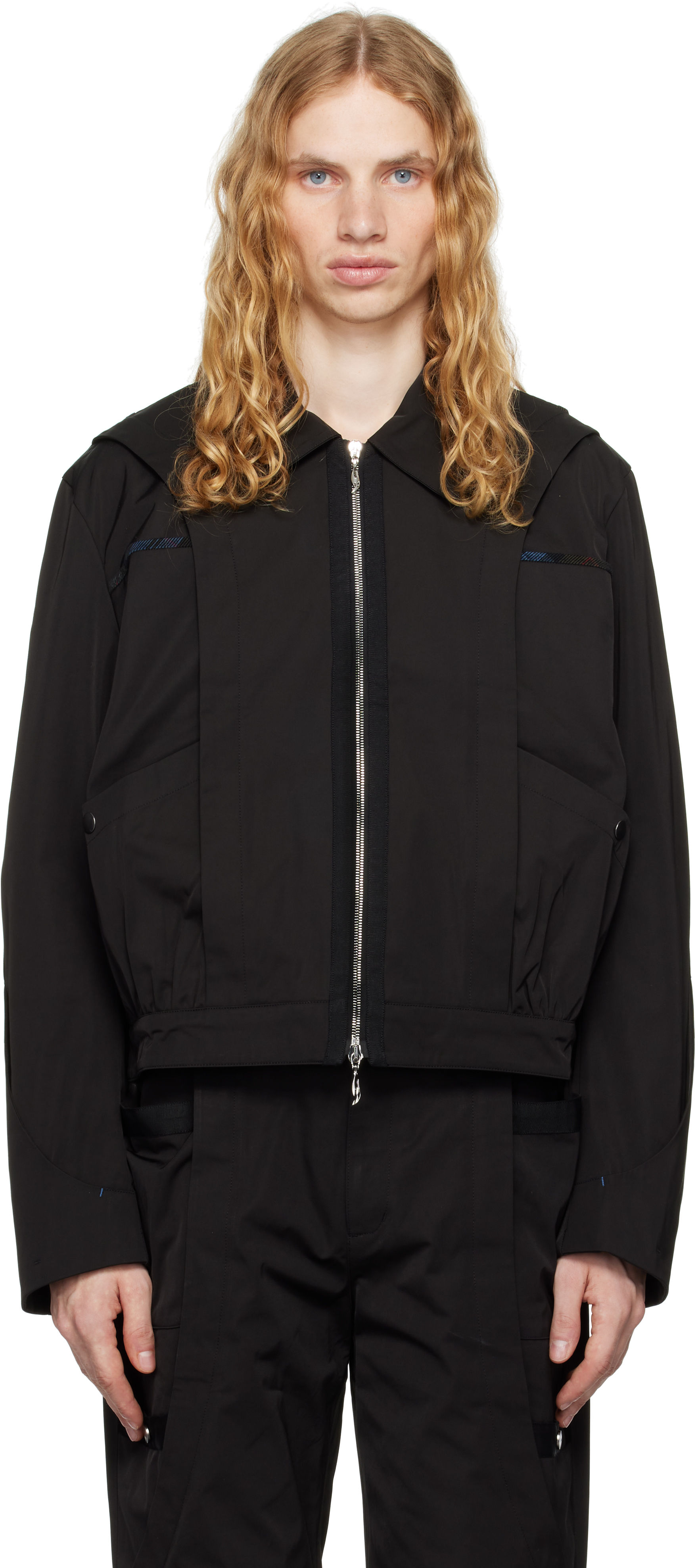 Shop Cmmawear Black Gill Work Jacket