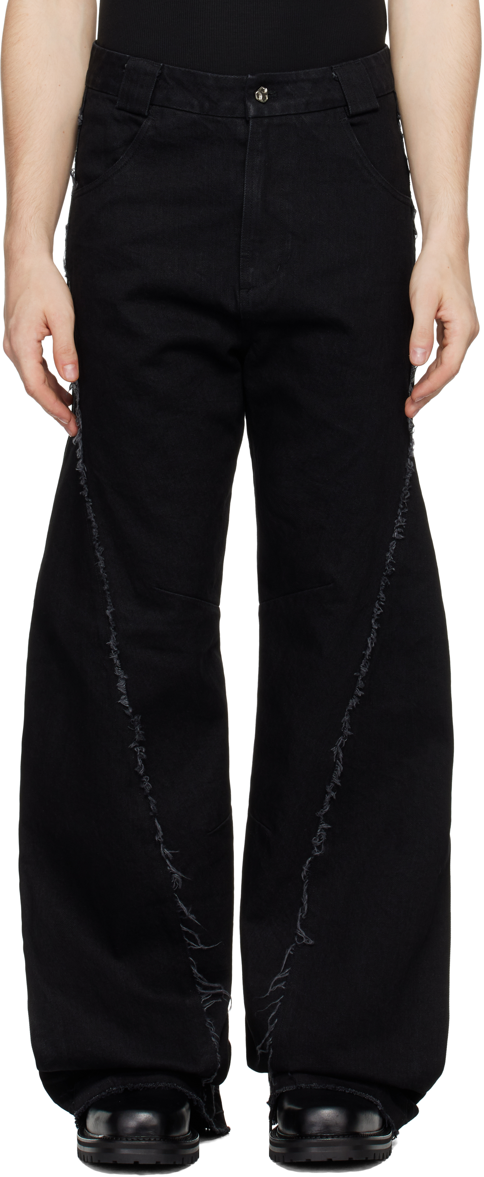 Black Articulated Jeans