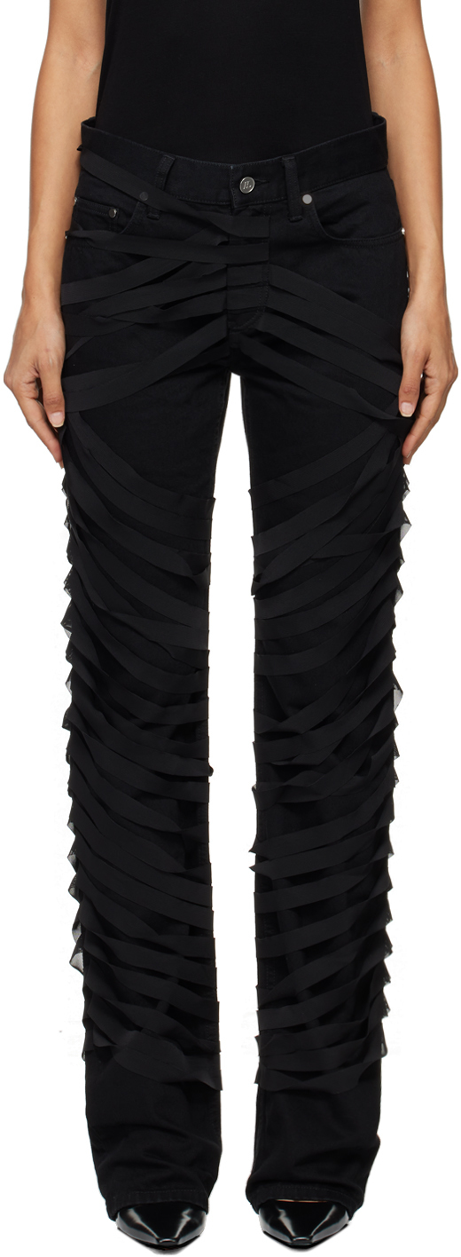 Black Ribbon Worker Jeans