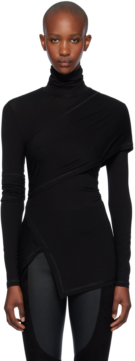 Black Protection Turtleneck