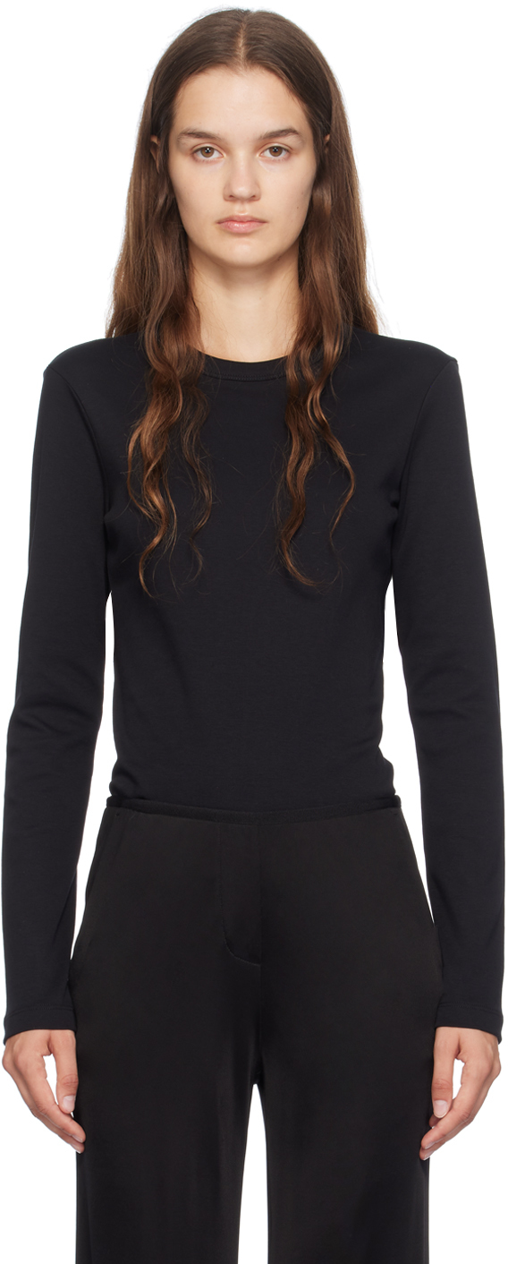 m*u様 helmut lang long Tshirt Helmut Lang logo-embroidered T-shirt