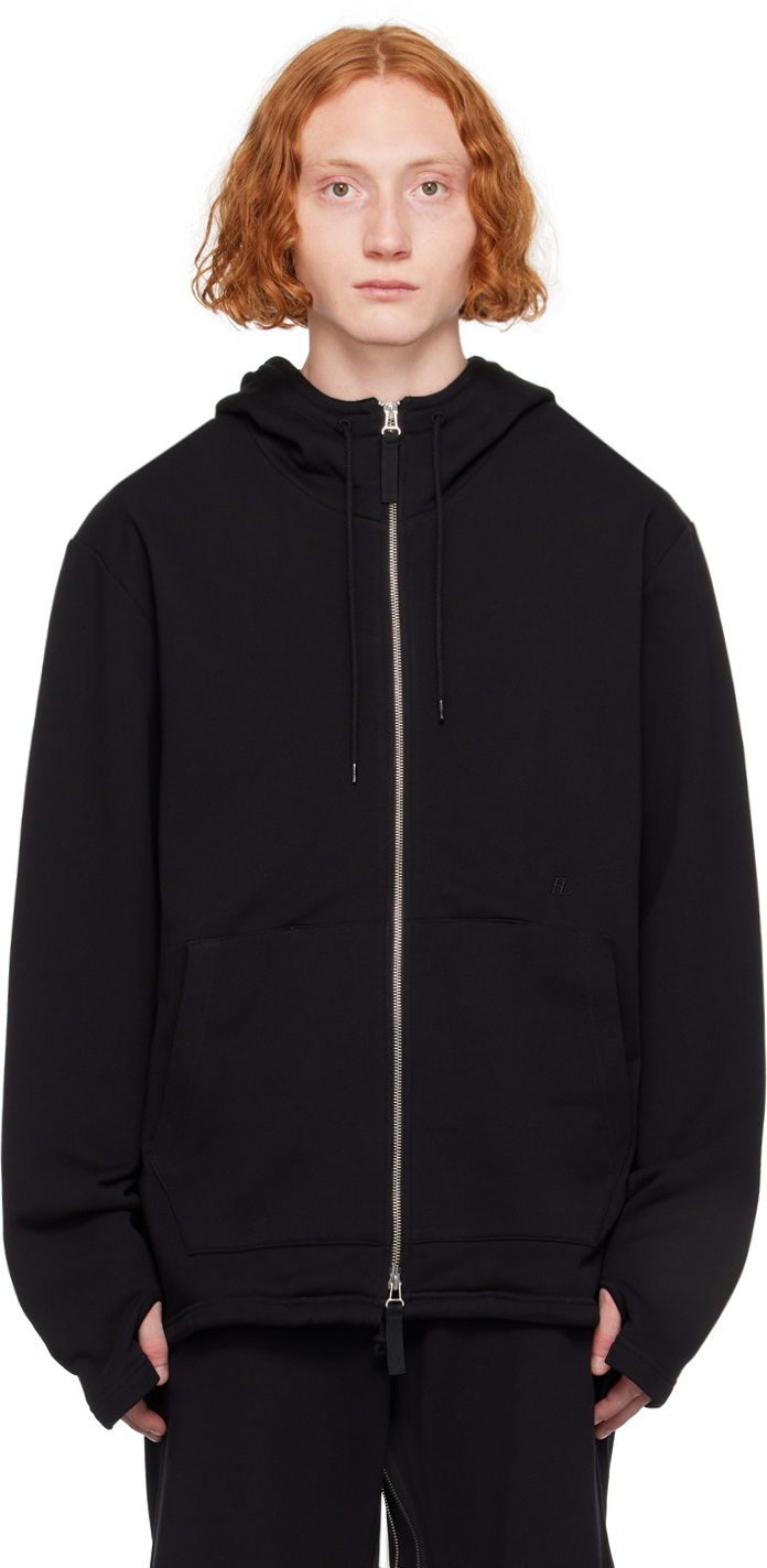 Black Zip-Up Hoodie