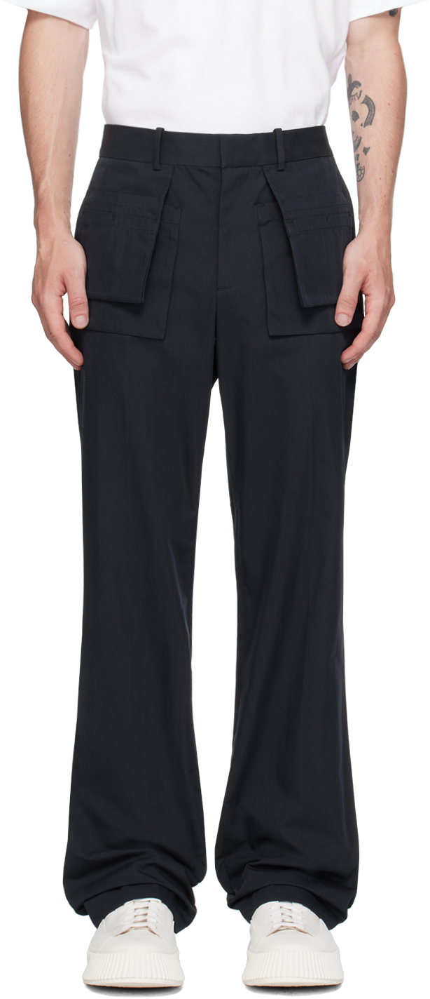 Navy Utility Car Trousers