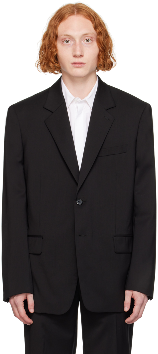 Shop Helmut Lang Black Classic Blazer In Black - 001