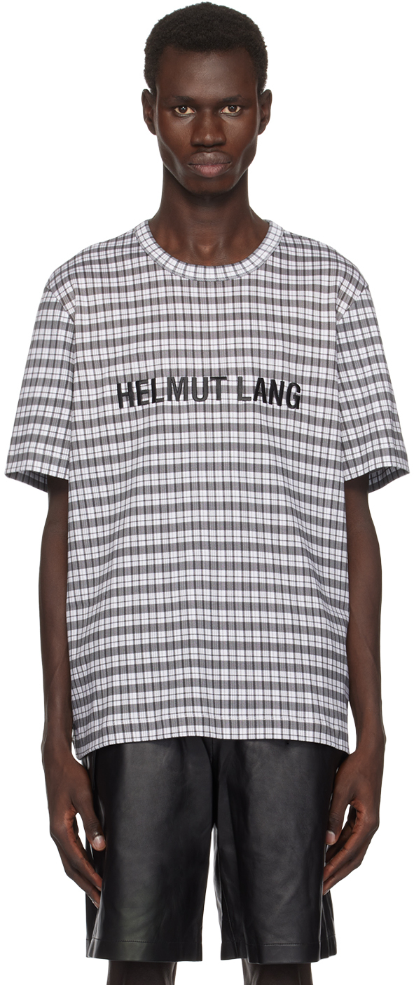 Helmut Langのブラック＆ホワイト ロゴプリント Tシャツがセール中