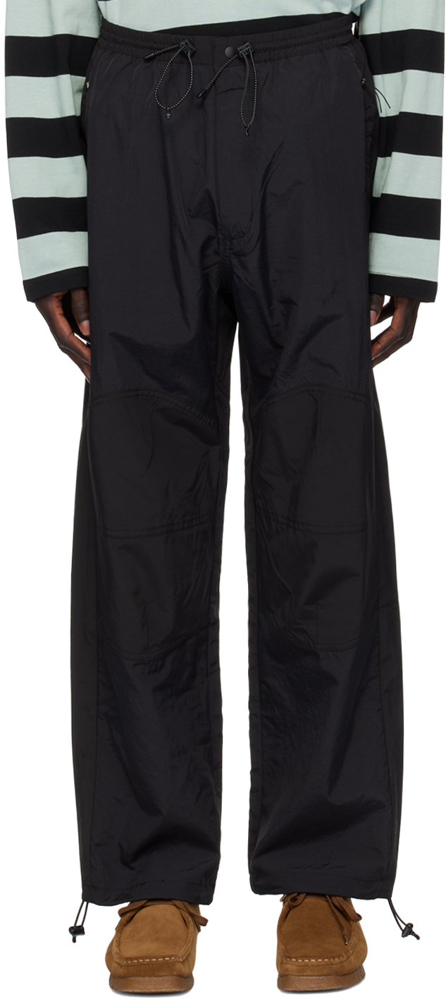 Shop Uniform Bridge Black Paneled Trousers