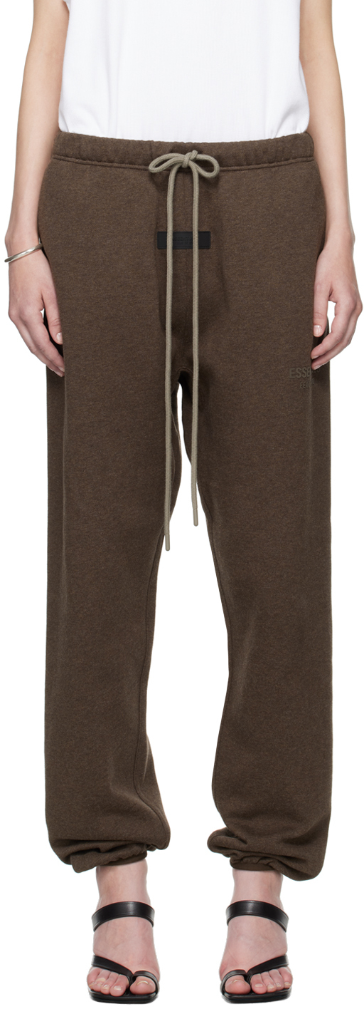 Brown Drawstring Sweatpants