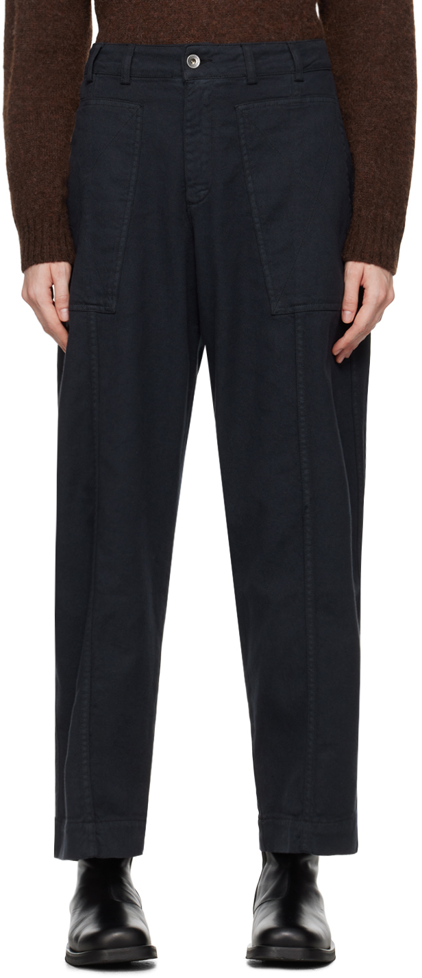 Black Peggy Trousers