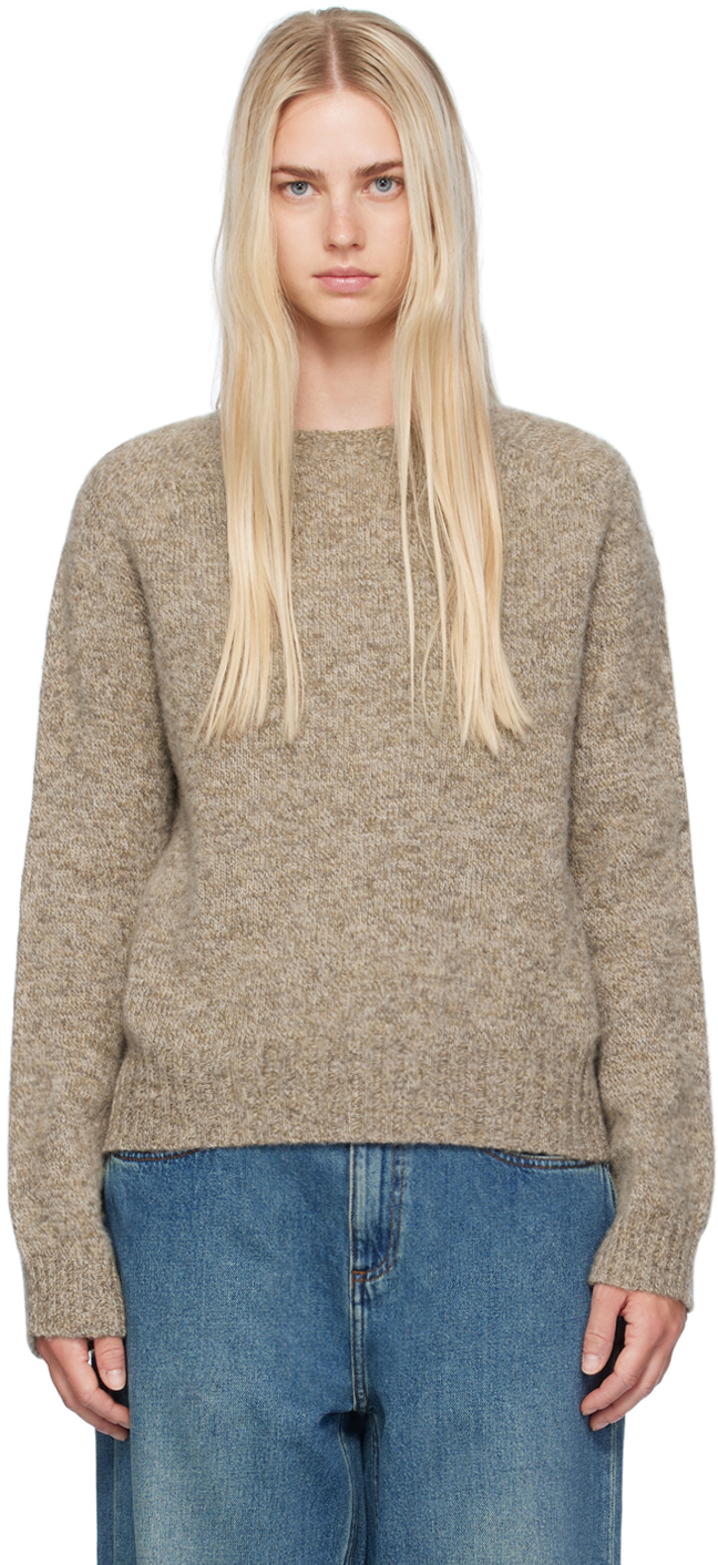 Shop Ymc You Must Create Beige Jets Sweater In 20-natural