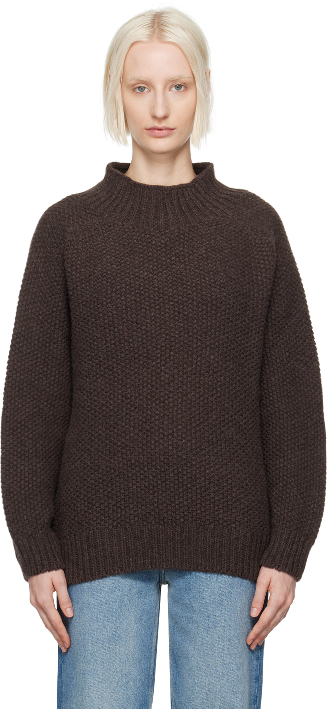 Ymc You Must Create Brown Loretta Sweater In 20-brown