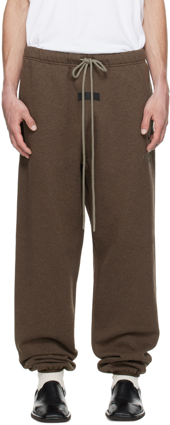 Brown Drawstring Sweatpants