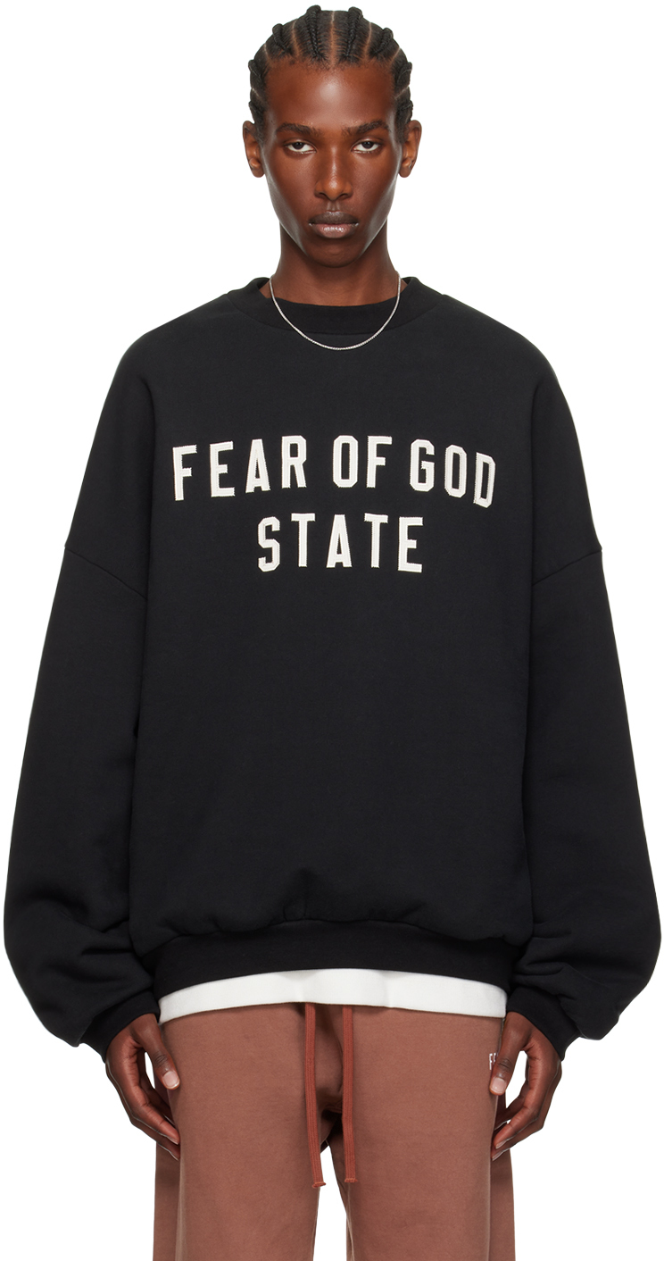 Shop Essentials Black Crewneck Sweatshirt