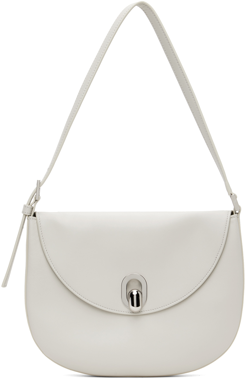 Savette: Off-White Small Tondo Bag | SSENSE