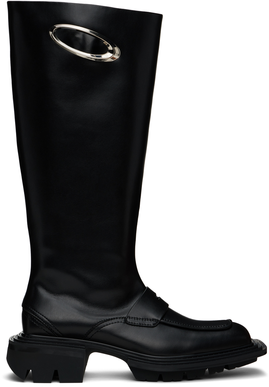 untitlab Black Reel Ring Boots