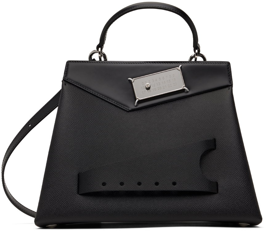 Maison Margiela Small Snatched Top Handle Bag Black