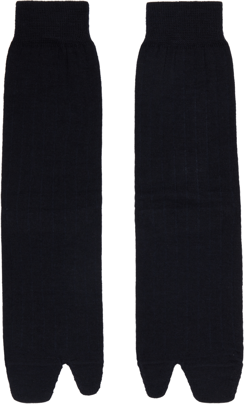 Navy Tabi Socks