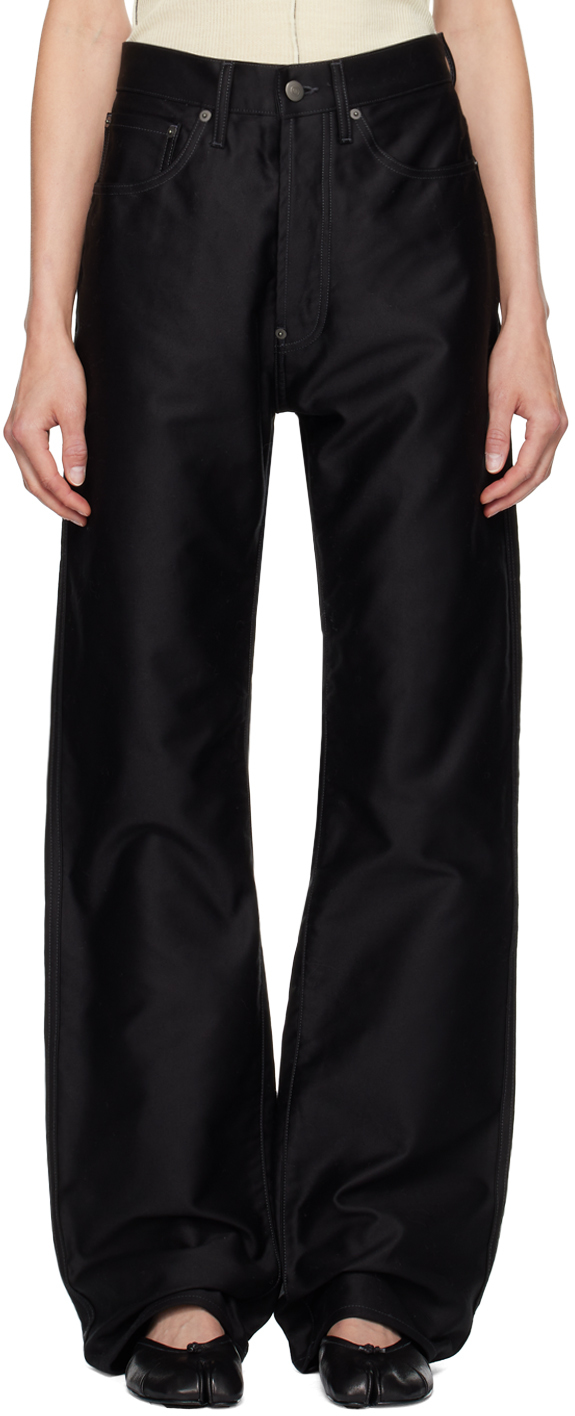 Black 5-Pocket Trousers