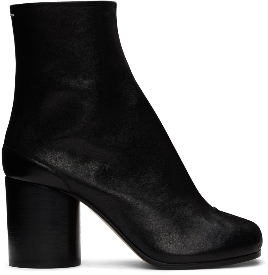 Black Tabi Ankle Boots