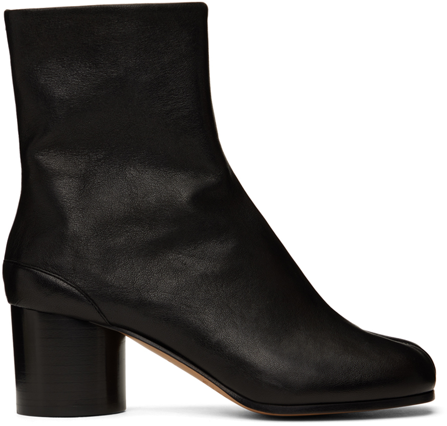 Black Tabi Ankle Boots