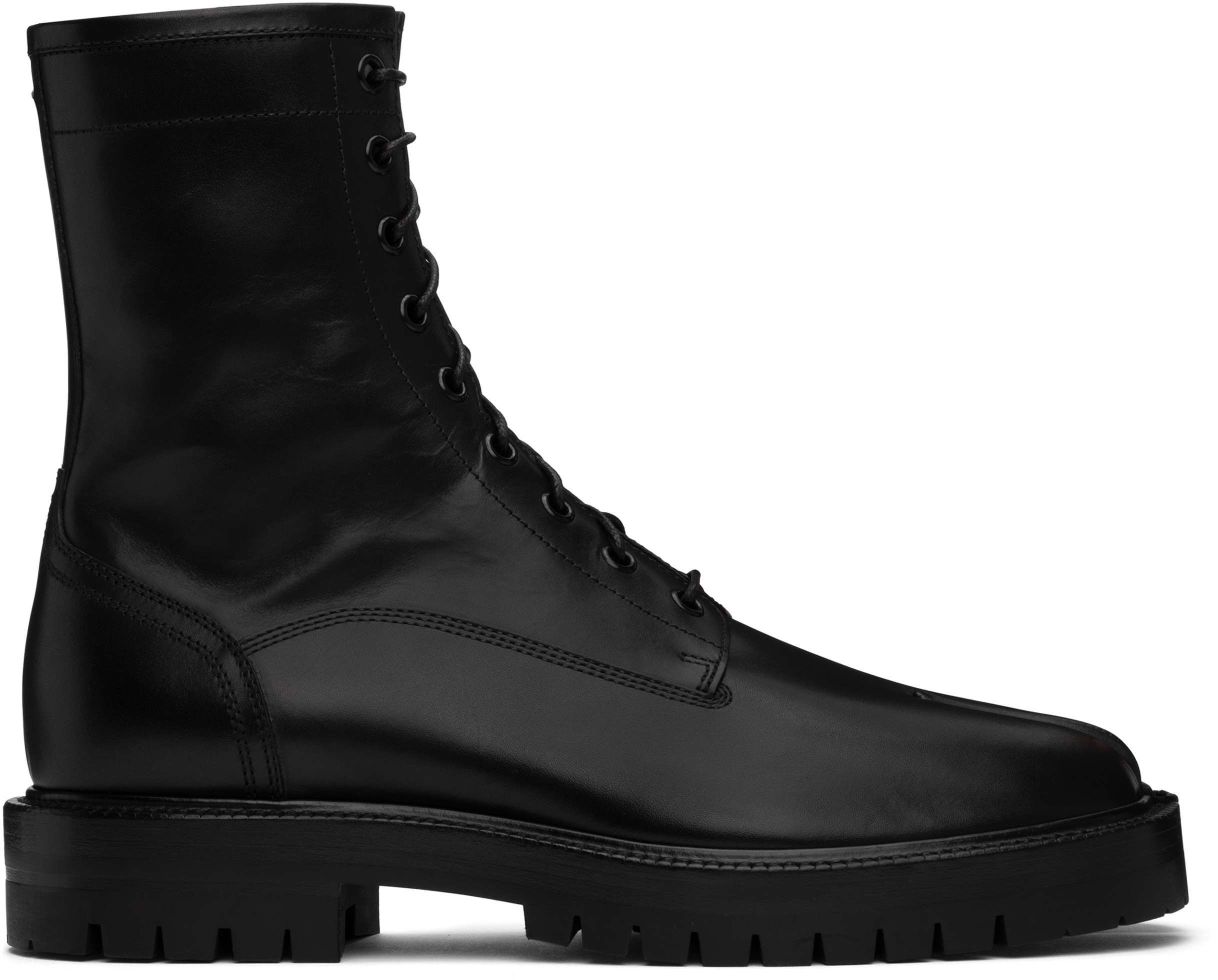 関税送料込★Maison Margiela ブラック Tabi コンバットブーツ Maison Margielaのブラック Tabi County コンバットブーツがセール中
