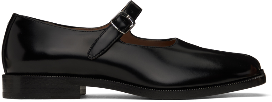 Black Tabi Mary Jane Loafers