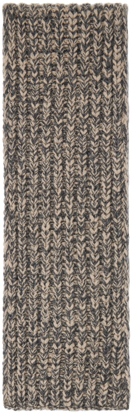 Beige Wool Scarf