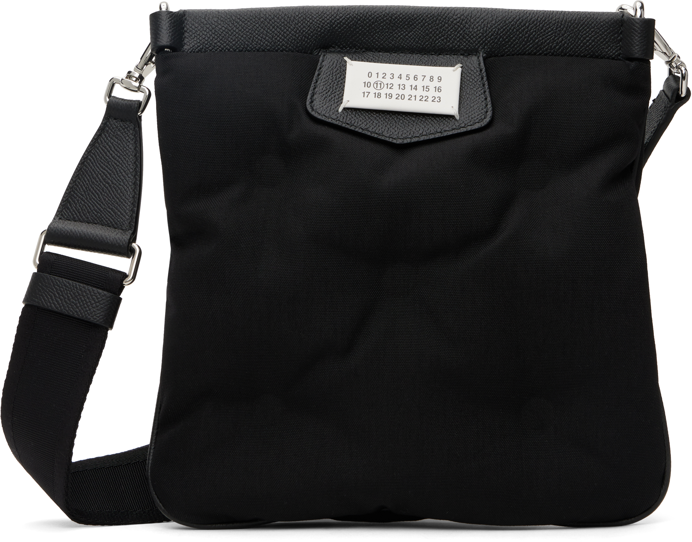 Maison Margiela Black Glam Slam Sport Flat Pocket Bag In T8013 Black