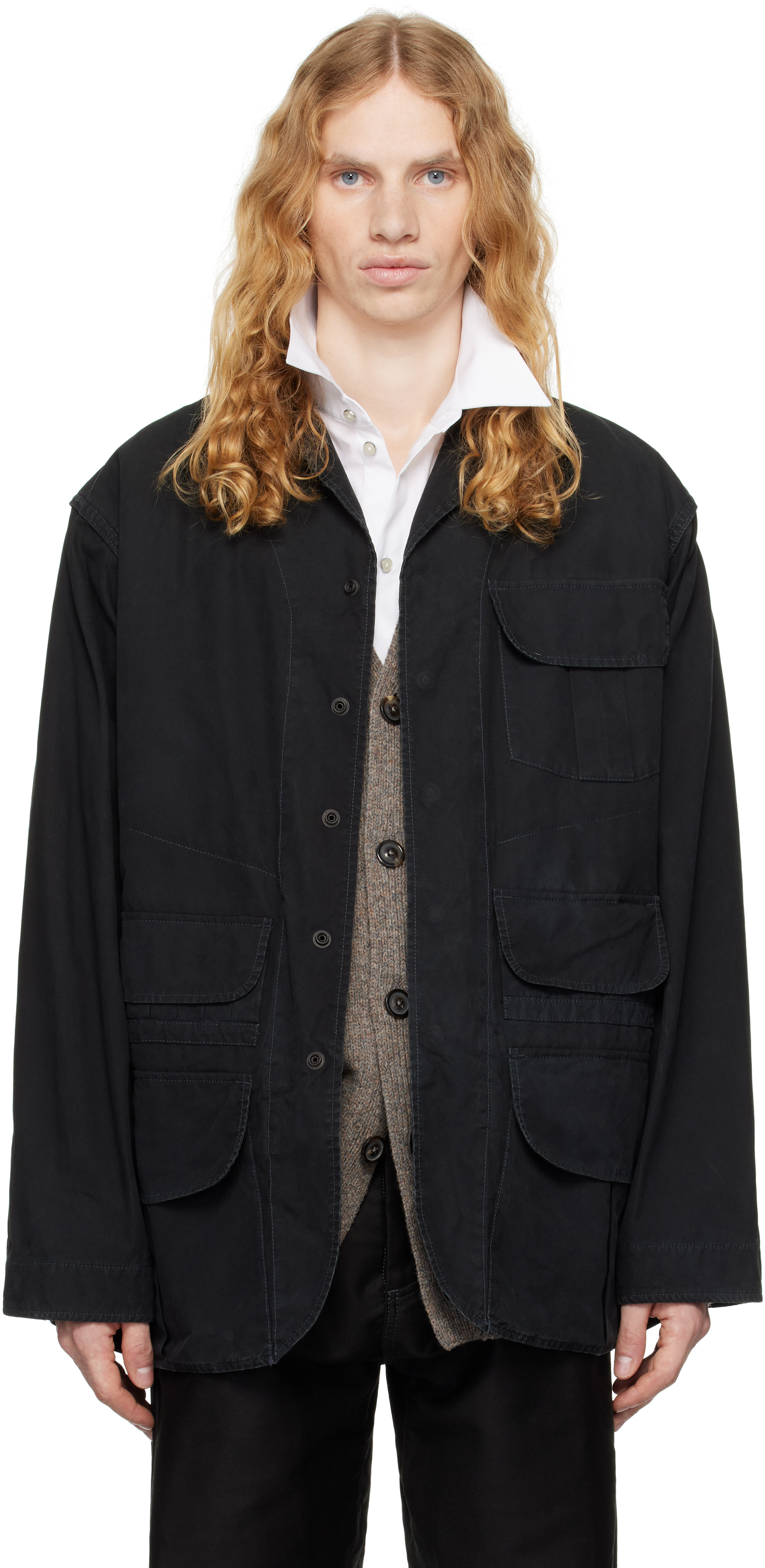 Black Wax Cotton Jacket