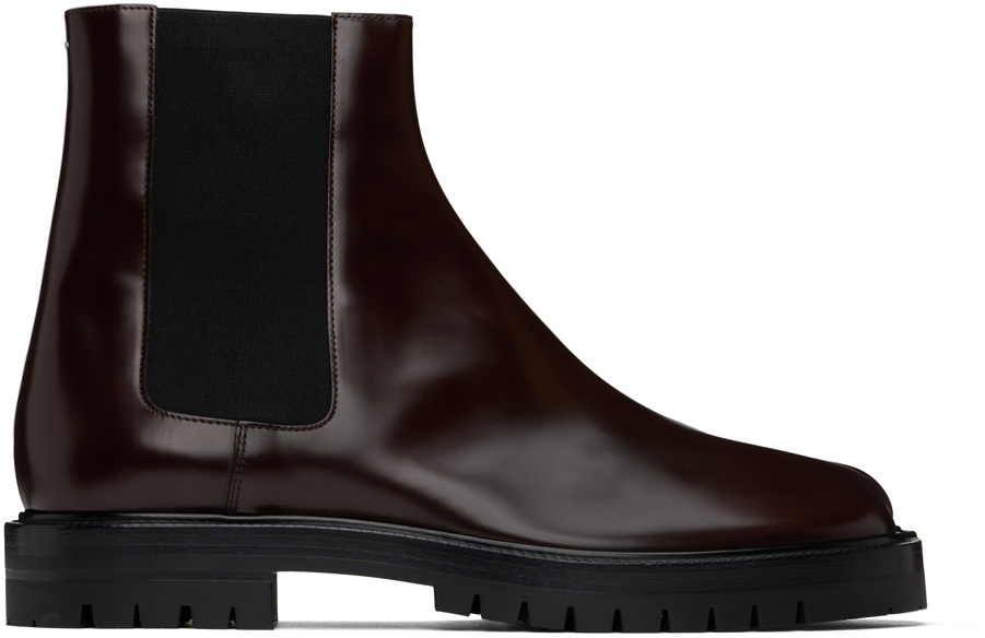 Brown Tabi Chelsea Boots