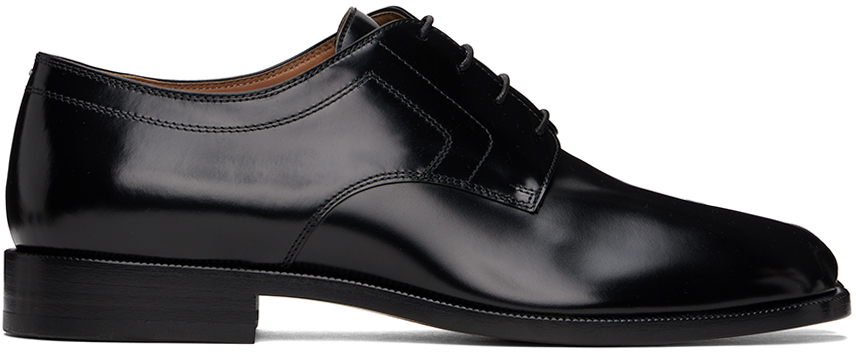 Maison Margiela: ブラック Tabi レースアップダービー | SSENSE 日本