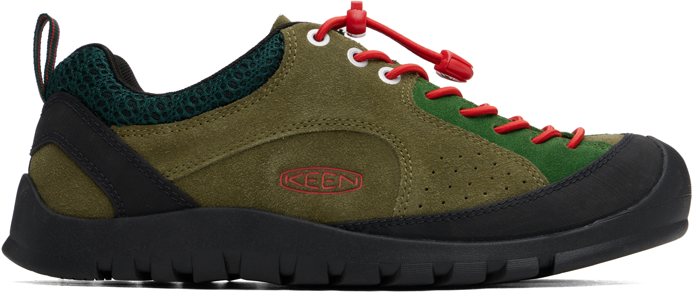 Shop Keen Khaki Jasper Rocks Sneakers In Dark Olive/ponderosa