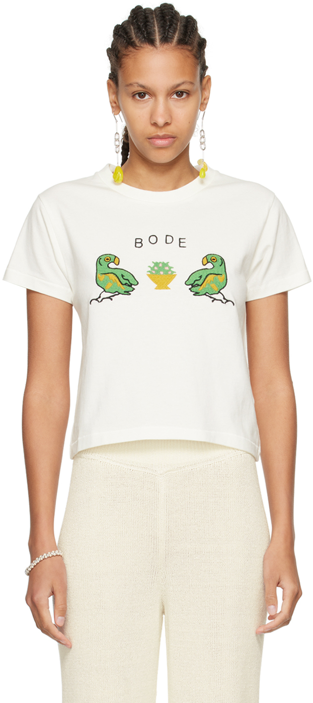 Off-White Twin Parakeet T-Shirt