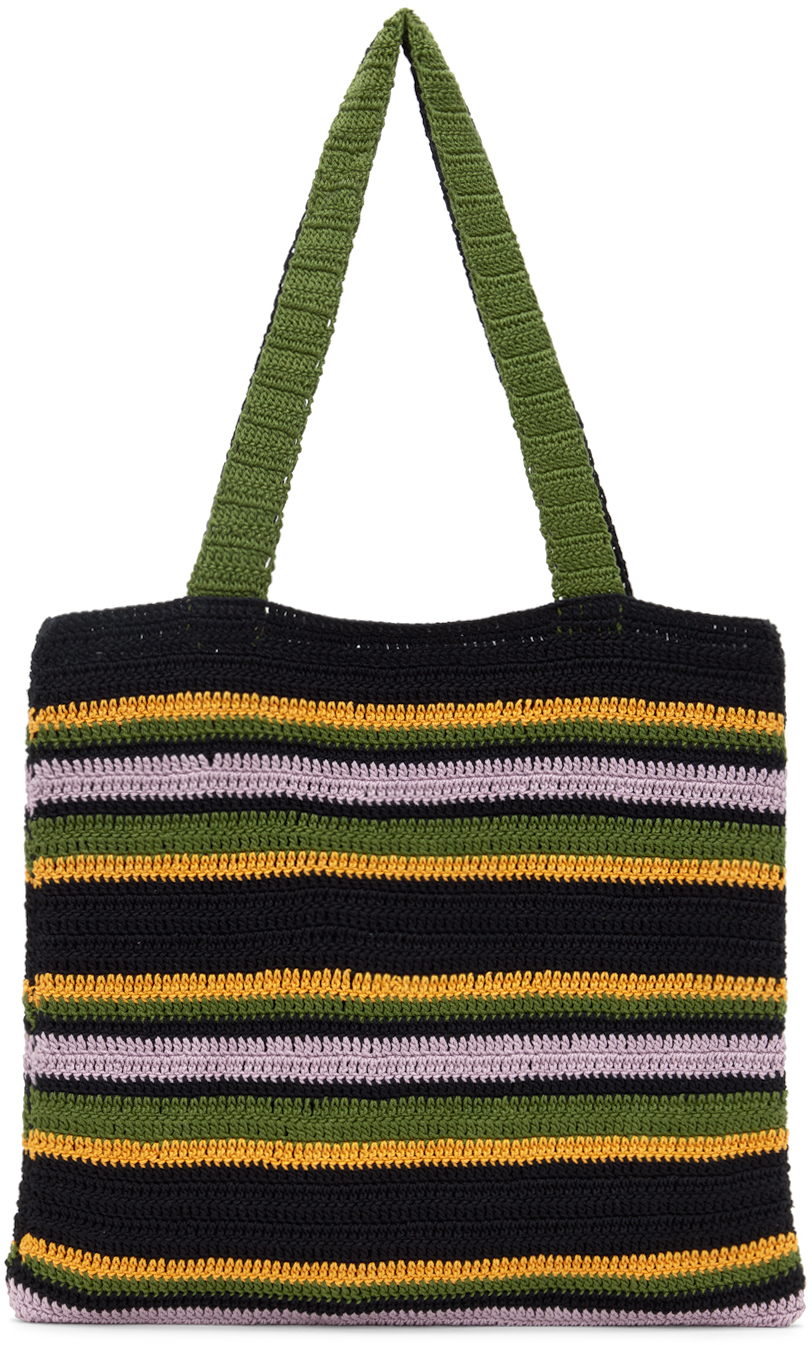 Black Harbor Stripe Tote