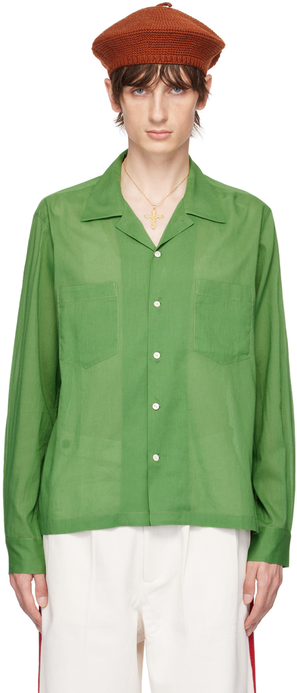Green Boxy Shirt
