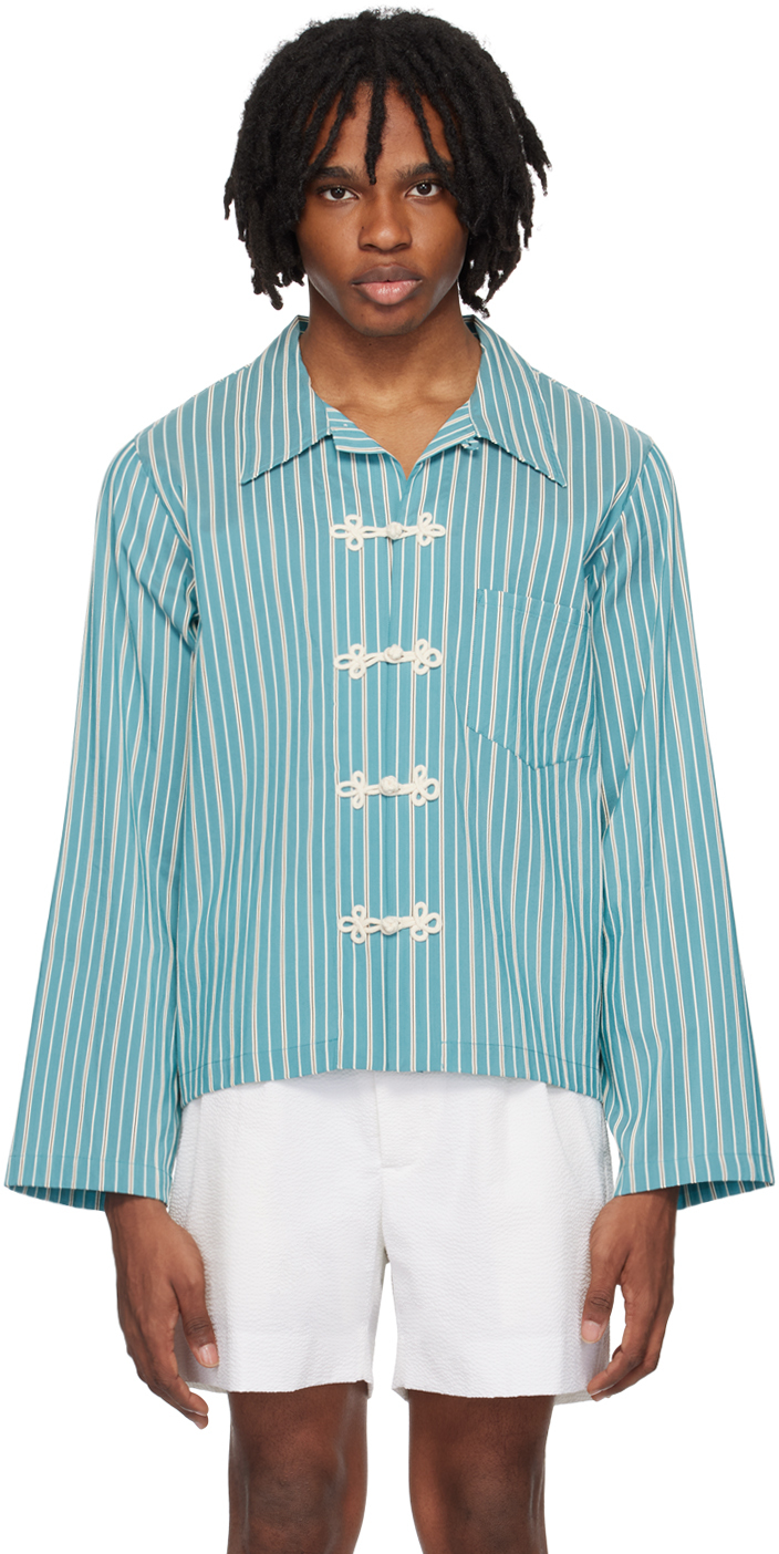 Blue Shore Stripe Shirt