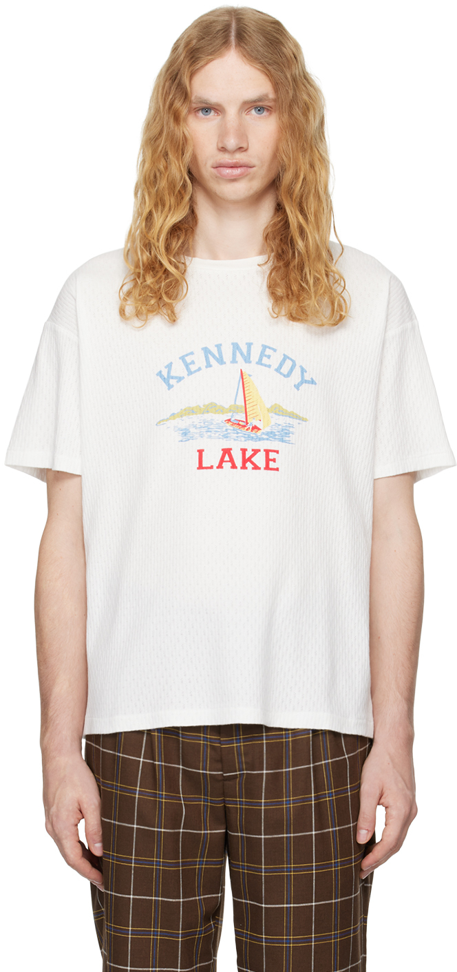 White 'Kennedy Lake' T-shirt