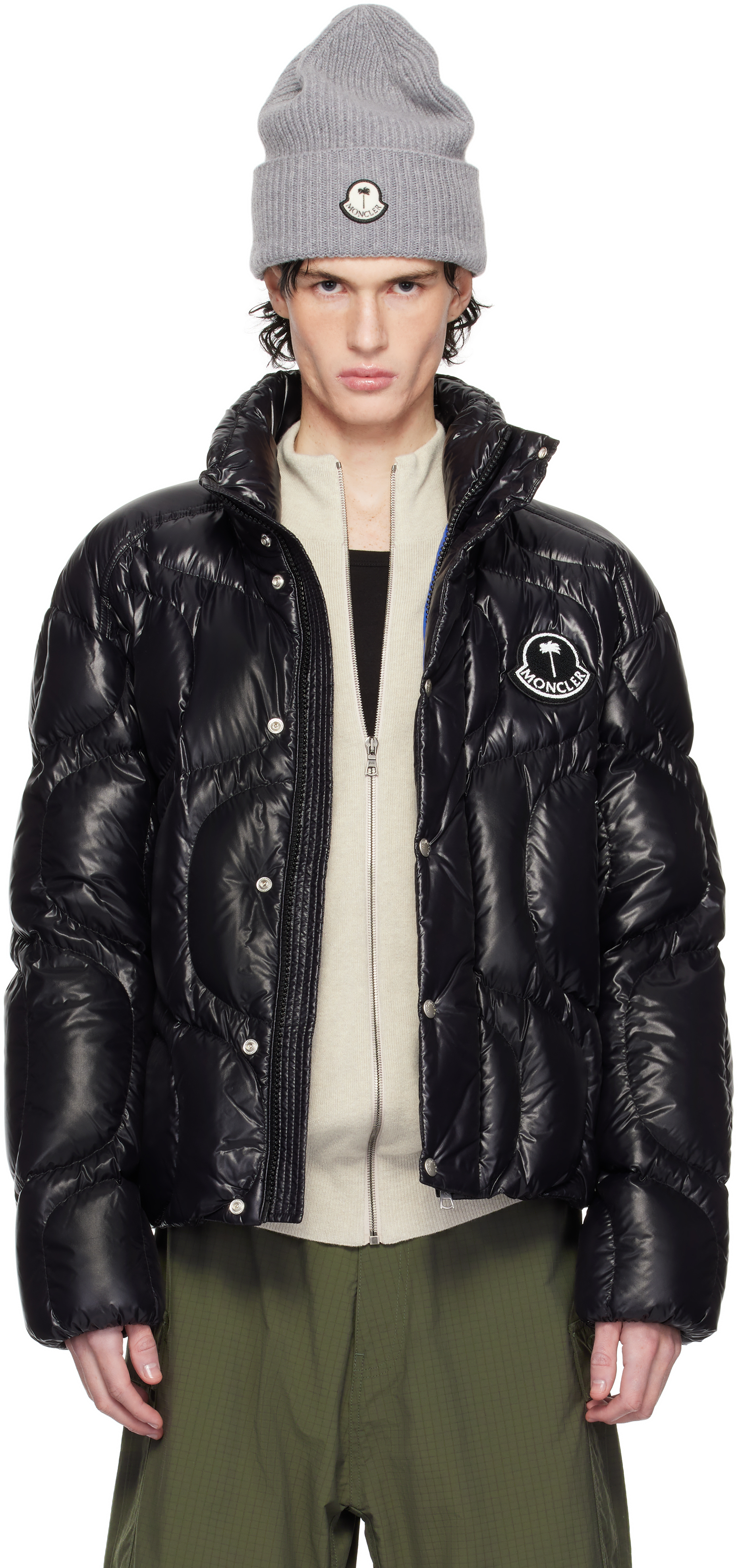 Moncler x Palm Angels Black Haunani Down Jacket