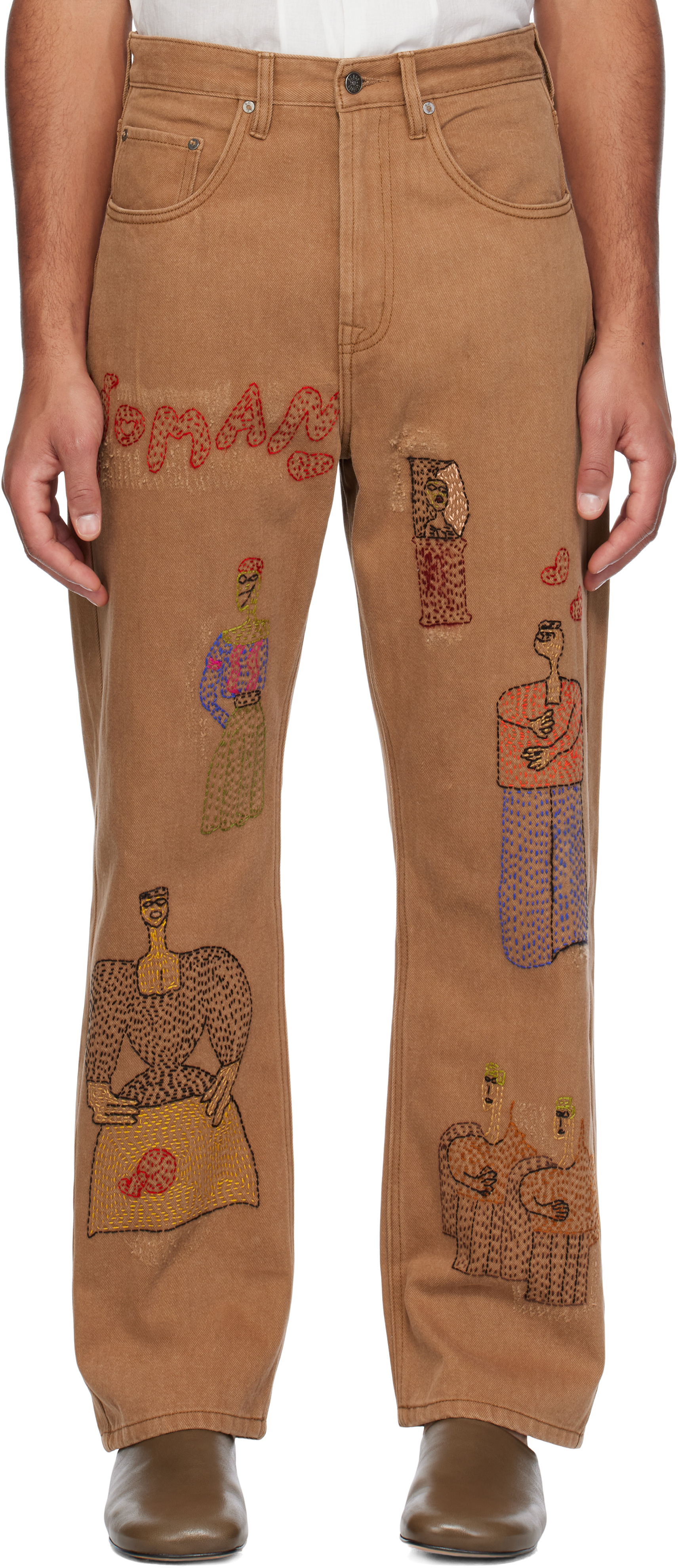 Shop Glass Cypress Brown 'woman' Jeans