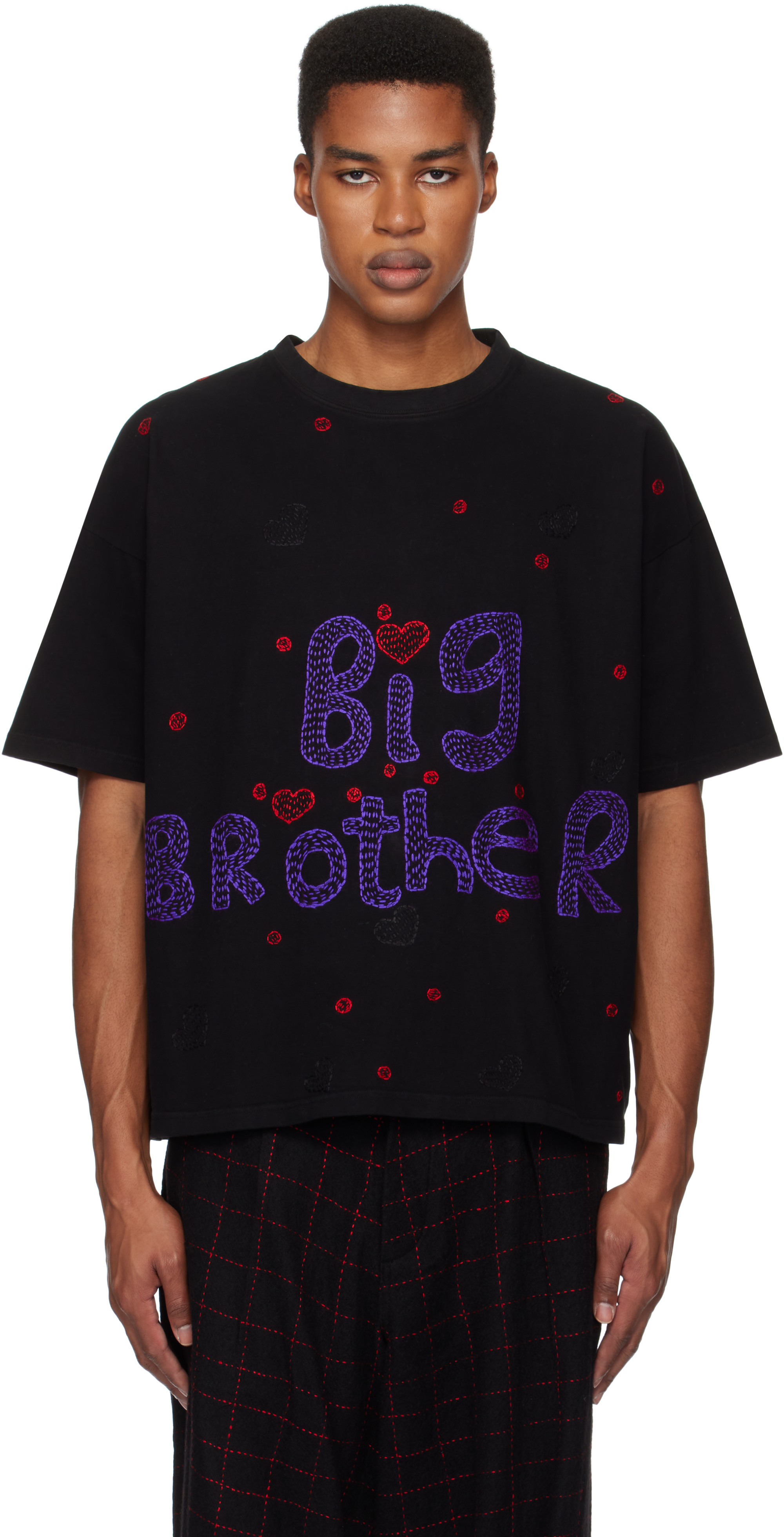 SSENSE Exclusive Black 'Big Brother' T-shirt