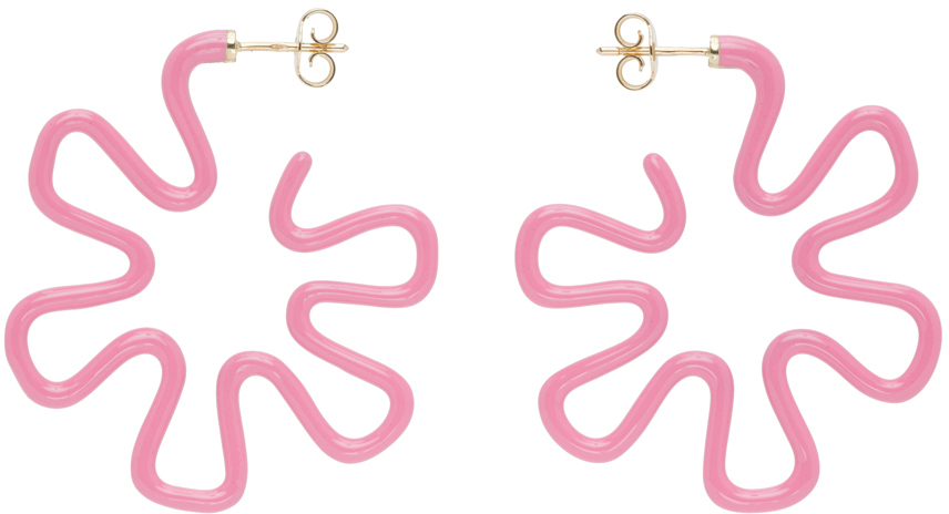 【関税込み】Bea Bongiasca ピンク Maxi Margherita ピアス Bea Bongiascaのピンク Maxi Margherita ピアスがセール中
