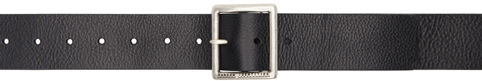 Black Pin-Buckle Belt