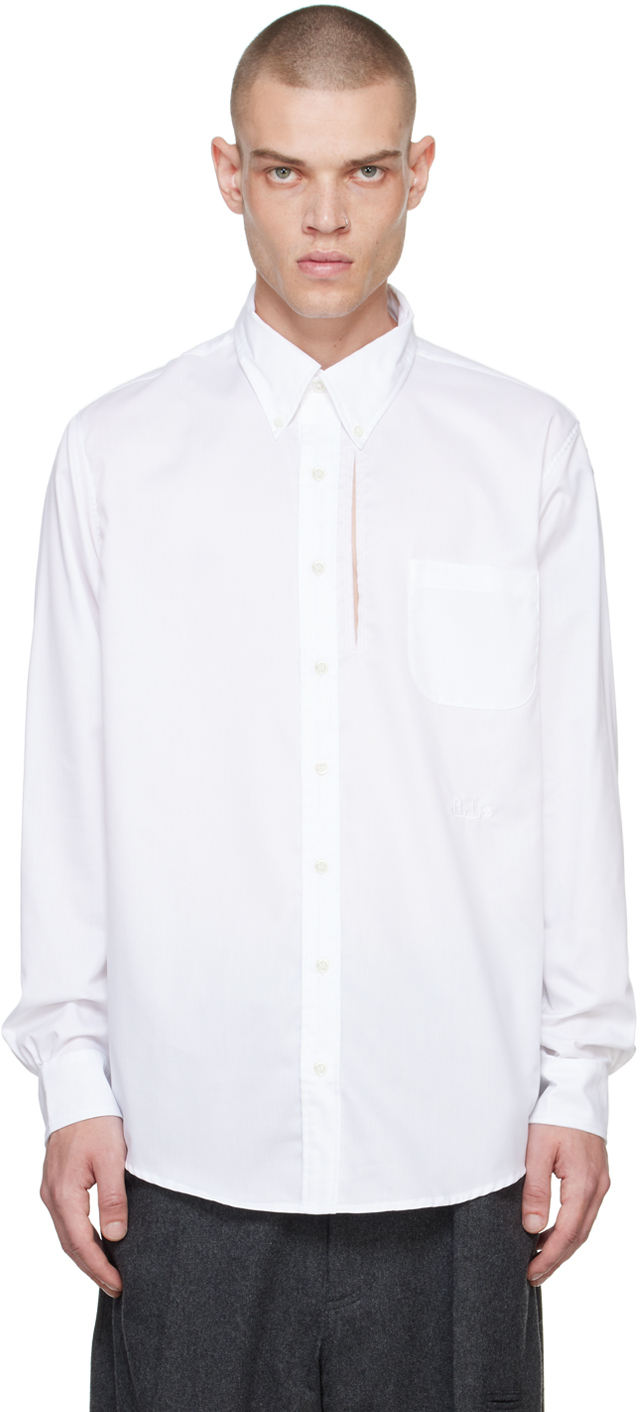 White Button-Down Shirt