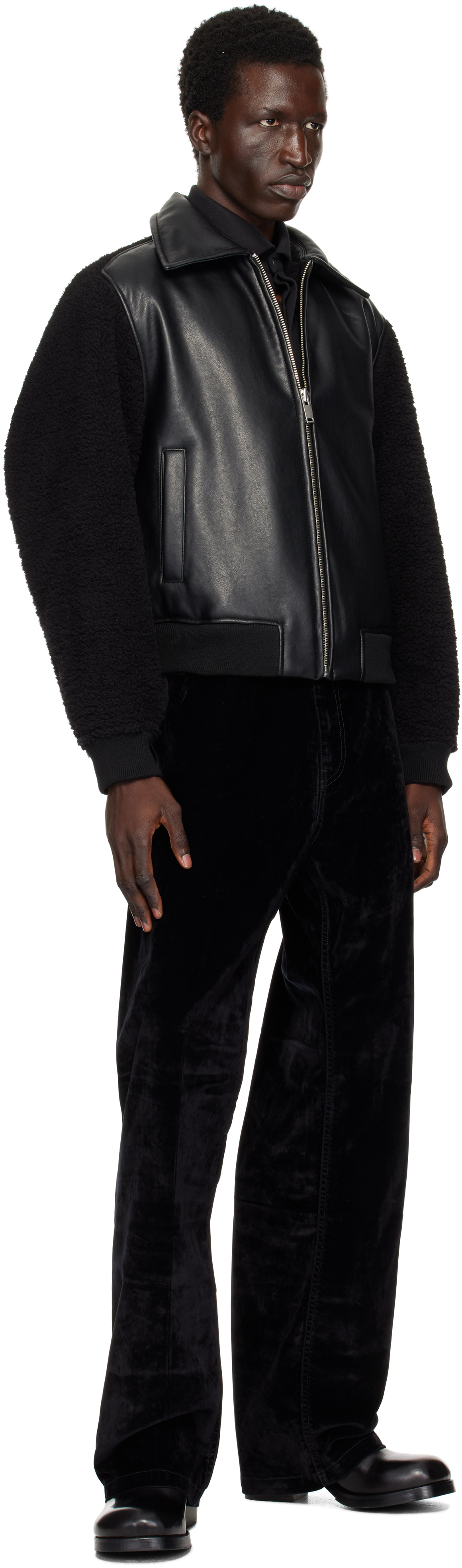 Random Identities Black Firemen Boots In Black