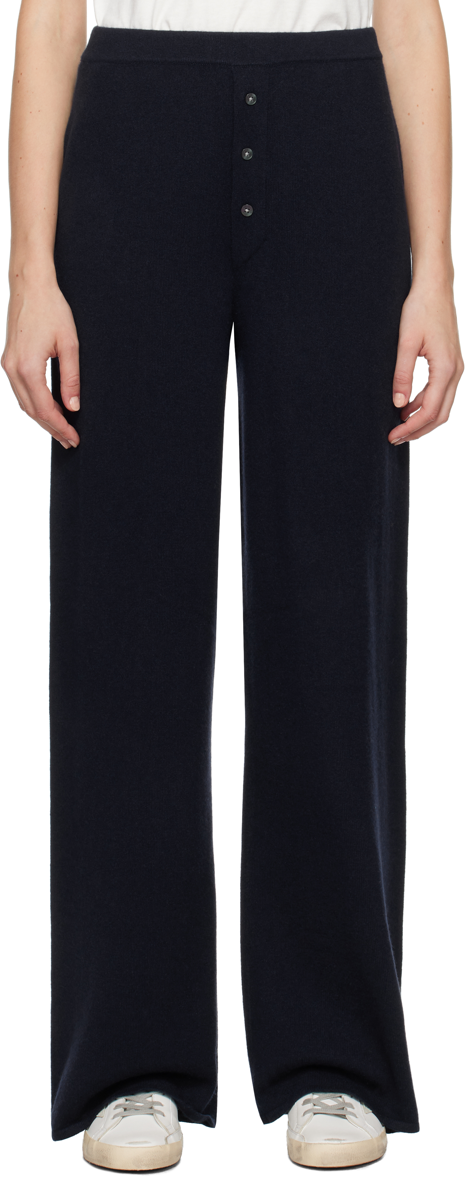 Shop Guest In Residence Navy Everywear Lounge Pants In Mid Midnight